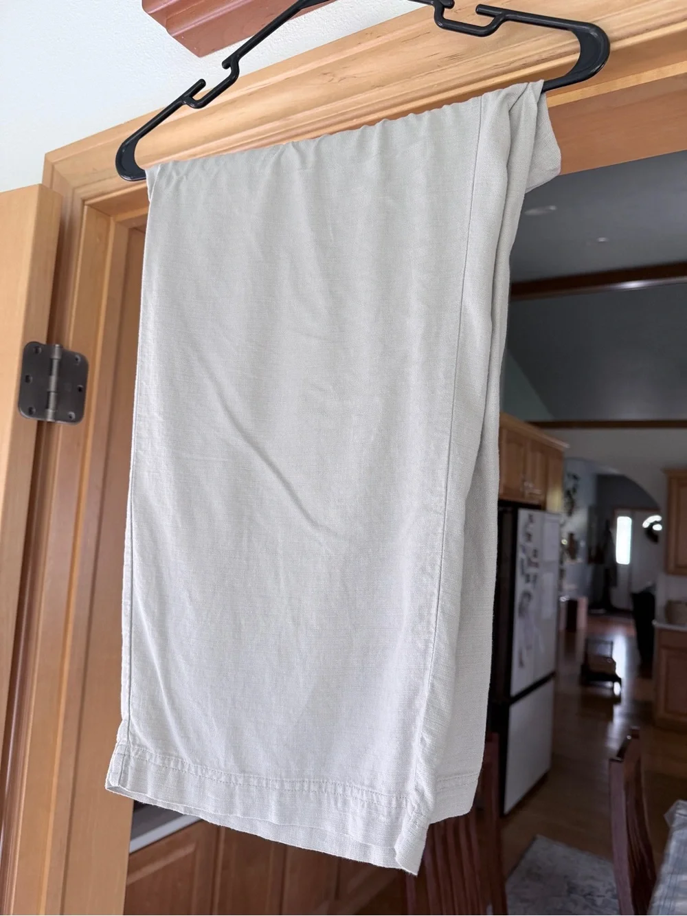 Splendid Light Gray Cropped Drawstring Pants - Picture 3 of 3